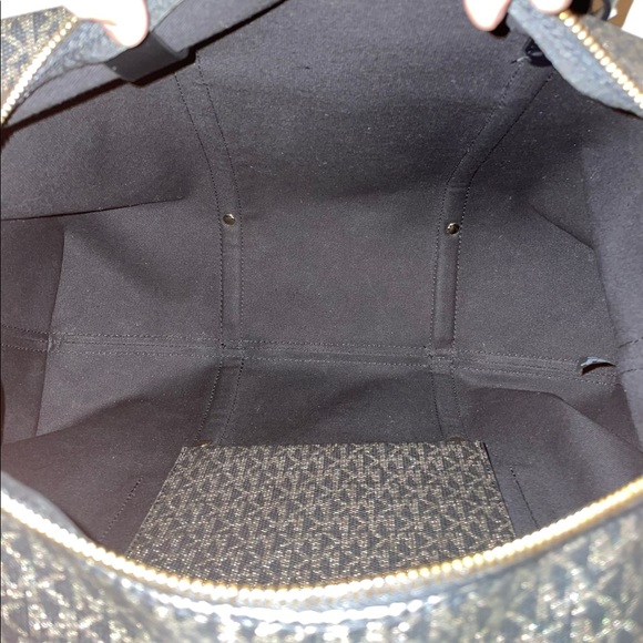 🌺 NWT Michael Kors MMK x 007 Beck XL Metallic Logo Weekender + Free Gifts 🌺 - Picture 9 of 15